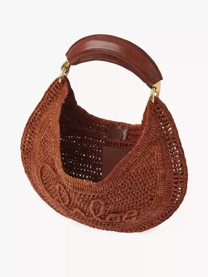 Hobo-Tasche „Summer Banana“ aus Bast Hobo-Tasche „Summer Banana“ aus Bast