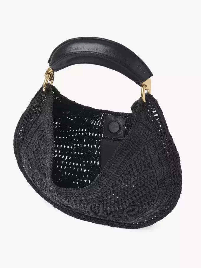 Hobo-Tasche „Summer Banana“ aus Bast Hobo-Tasche „Summer Banana“ aus Bast