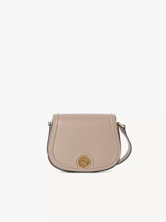 Horse Medal Satteltasche aus genarbtem Leder