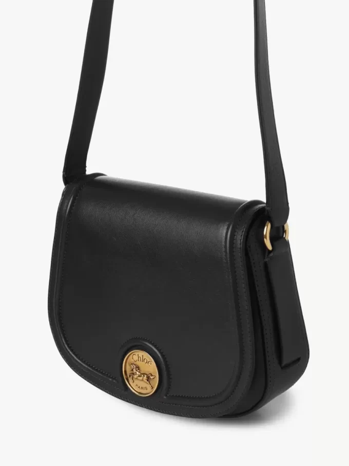 Horse Medal Satteltasche aus genarbtem Leder Horse Medal Satteltasche aus genarbtem Leder