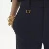 Jungenhafte, maßgeschneiderte Hose aus Stretchwolle Jungenhafte, maßgeschneiderte Hose aus Stretchwolle