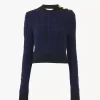 Kastenförmiger Rollkragenpullover aus Woll- und Seidenstrick