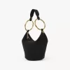 Kleine Armband-Handtasche aus Wildleder Kleine Armband-Handtasche aus Wildleder