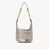 Kleine Bracelet-Handtasche aus metallisiertem Leder Kleine Bracelet-Handtasche aus metallisiertem Leder