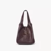 Kleine Chloé Balloon Tasche aus genarbtem Leder Kleine Chloé Balloon Tasche aus genarbtem Leder