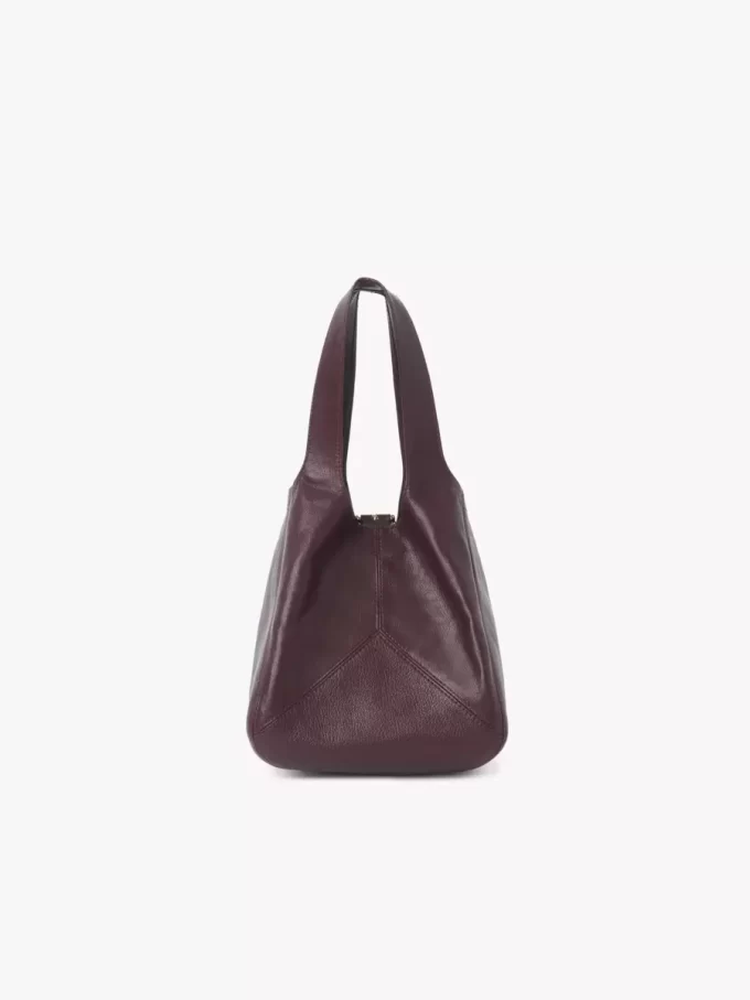 Kleine Chloé Balloon Tasche aus genarbtem Leder Kleine Chloé Balloon Tasche aus genarbtem Leder