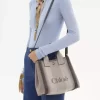 Kleine Chloé Carry-Einkaufstasche aus Canvas Kleine Chloé Carry-Einkaufstasche aus Canvas