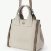 Kleine Chloé Carry-Einkaufstasche aus Canvas Kleine Chloé Carry-Einkaufstasche aus Canvas