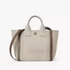 Kleine Chloé Carry-Einkaufstasche aus Canvas Kleine Chloé Carry-Einkaufstasche aus Canvas