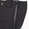 Kleine Chloé Carry-Einkaufstasche aus Canvas Kleine Chloé Carry-Einkaufstasche aus Canvas