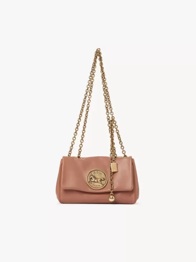 Kleine Chloé Heritage Umhängetasche aus genarbtem Leder Kleine Chloé Heritage Umhängetasche aus genarbtem Leder