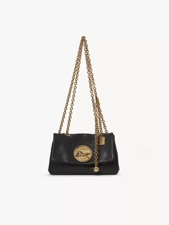 Kleine Chloé Heritage Umhängetasche aus genarbtem Leder Kleine Chloé Heritage Umhängetasche aus genarbtem Leder