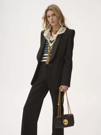 Kleine Chloé Heritage Umhängetasche aus genarbtem Leder