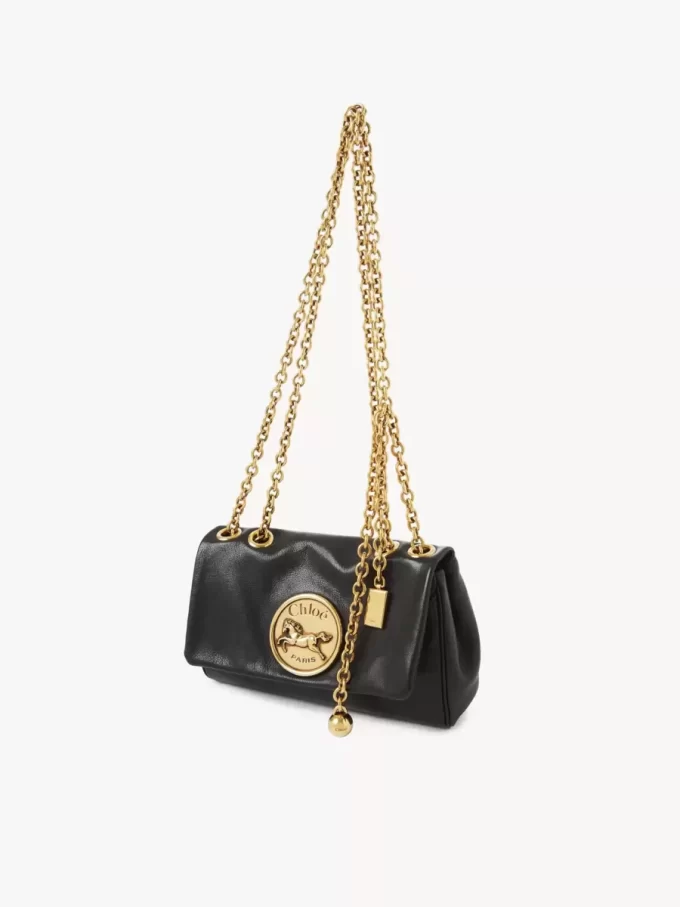 Kleine Chloé Heritage Umhängetasche aus genarbtem Leder Kleine Chloé Heritage Umhängetasche aus genarbtem Leder