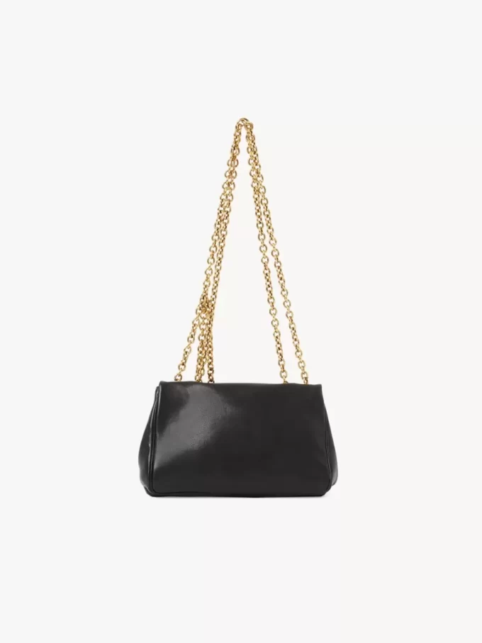 Kleine Chloé Heritage Umhängetasche aus genarbtem Leder Kleine Chloé Heritage Umhängetasche aus genarbtem Leder