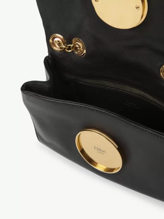 Kleine Chloé Heritage Umhängetasche aus genarbtem Leder Kleine Chloé Heritage Umhängetasche aus genarbtem Leder