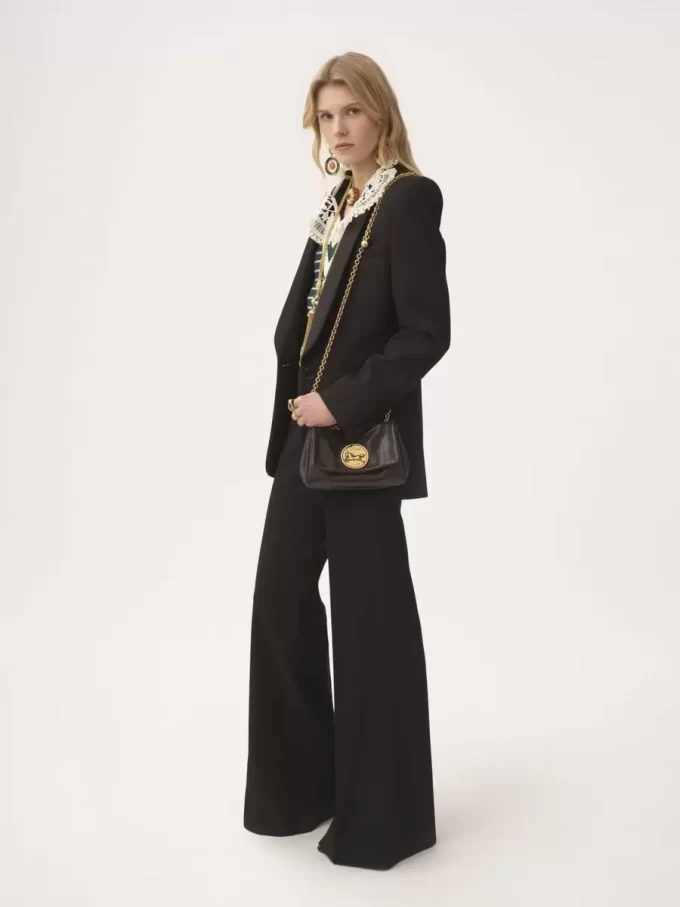Kleine Chloé Heritage Umhängetasche aus genarbtem Leder Kleine Chloé Heritage Umhängetasche aus genarbtem Leder