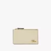 Kleine Chloé Iconic Geldbörse mit Kartenfächern aus Leder mit Kroko-Effekt