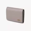 Kleine Chloé Iconic Trifold mit Münzfach aus glänzendem Leder