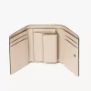 Kleine Chloé Iconic Trifold mit Münzfach aus glänzendem Leder