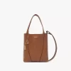 Kleine Chloé Spin Tote Bag aus genarbtem Leder
