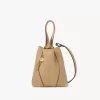 Kleine Chloé Spin Tote Bag aus genarbtem Leder Kleine Chloé Spin Tote Bag aus genarbtem Leder