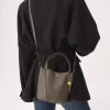 Kleine Chloé Spin Tote Bag aus genarbtem Leder