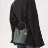 Kleine Chloé Spin Tote Bag aus genarbtem Leder