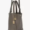Kleine Chloé Spin Tote Bag aus genarbtem Leder