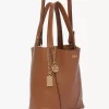 Kleine Chloé Spin Tote Bag aus genarbtem Leder