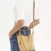 Kleine Chloé Spin Tote Bag aus genarbtem Leder Kleine Chloé Spin Tote Bag aus genarbtem Leder
