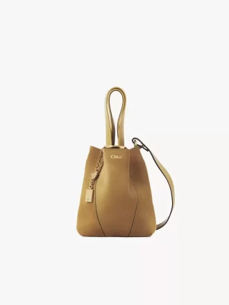 Kleine Chloé Spin Tote Bag aus Wildleder