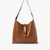 Kleine Hobo-Tasche Marcie aus glänzendem Leder Kleine Hobo-Tasche Marcie aus glänzendem Leder