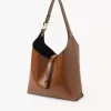 Kleine Hobo-Tasche Marcie aus glänzendem Leder Kleine Hobo-Tasche Marcie aus glänzendem Leder