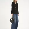 Kleine Hobo-Tasche mit Armband aus genarbtem Leder Kleine Hobo-Tasche mit Armband aus genarbtem Leder