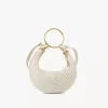 Kleine Hobo-Tasche mit Armband aus Häkelarbeit Kleine Hobo-Tasche mit Armband aus Häkelarbeit
