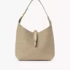 Kleine Marcie Hobo-Tasche aus Fasern mit Bast-Effekt