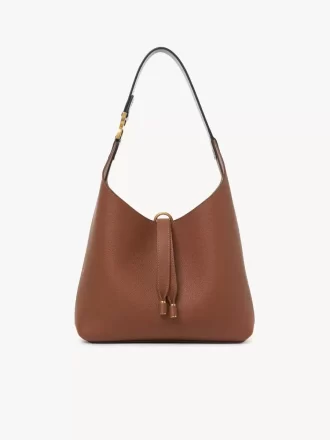 Kleine Marcie Hobo-Tasche aus genarbtem Leder