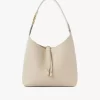 Kleine Marcie Hobo-Tasche aus genarbtem Leder
