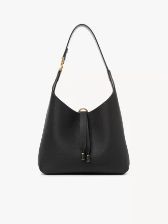 Kleine Marcie Hobo-Tasche aus genarbtem Leder