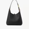 Kleine Marcie Hobo-Tasche aus genarbtem Leder