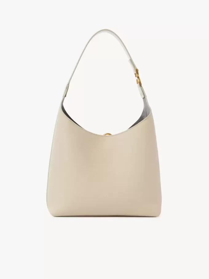 Kleine Marcie Hobo-Tasche aus genarbtem Leder
