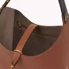 Kleine Marcie Hobo-Tasche aus genarbtem Leder