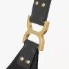 Kleine Marcie Hobo-Tasche aus genarbtem Leder