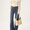 Kleine Marcie Hobo-Tasche aus genarbtem Leder