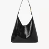 Kleine Marcie Hobo-Tasche aus Leder mit Kroko-Effekt Kleine Marcie Hobo-Tasche aus Leder mit Kroko-Effekt