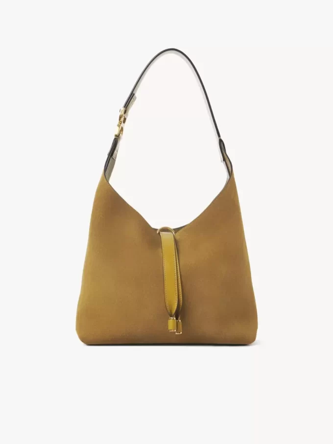 Kleine Marcie Hobo-Tasche aus Wildleder