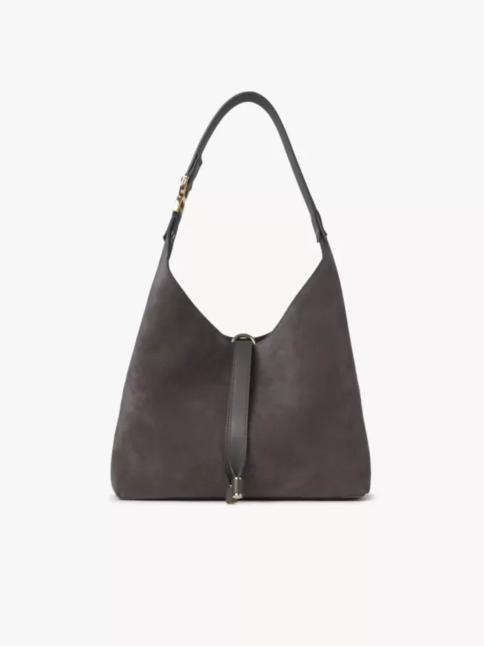 Kleine Marcie Hobo-Tasche aus Wildleder