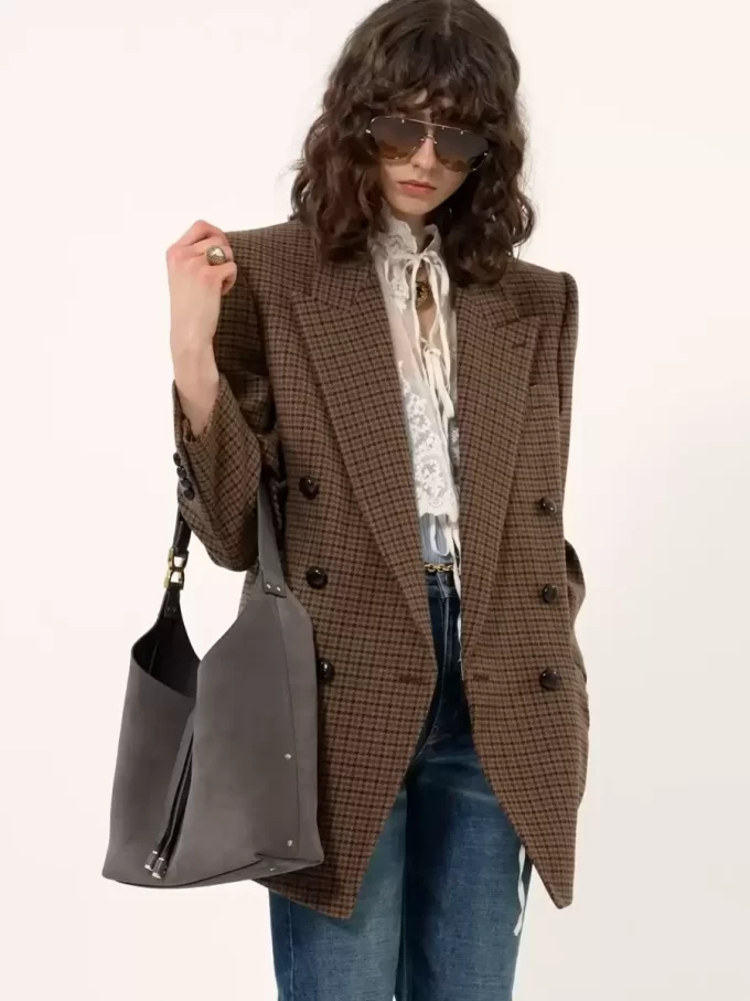 Kleine Marcie Hobo-Tasche aus Wildleder