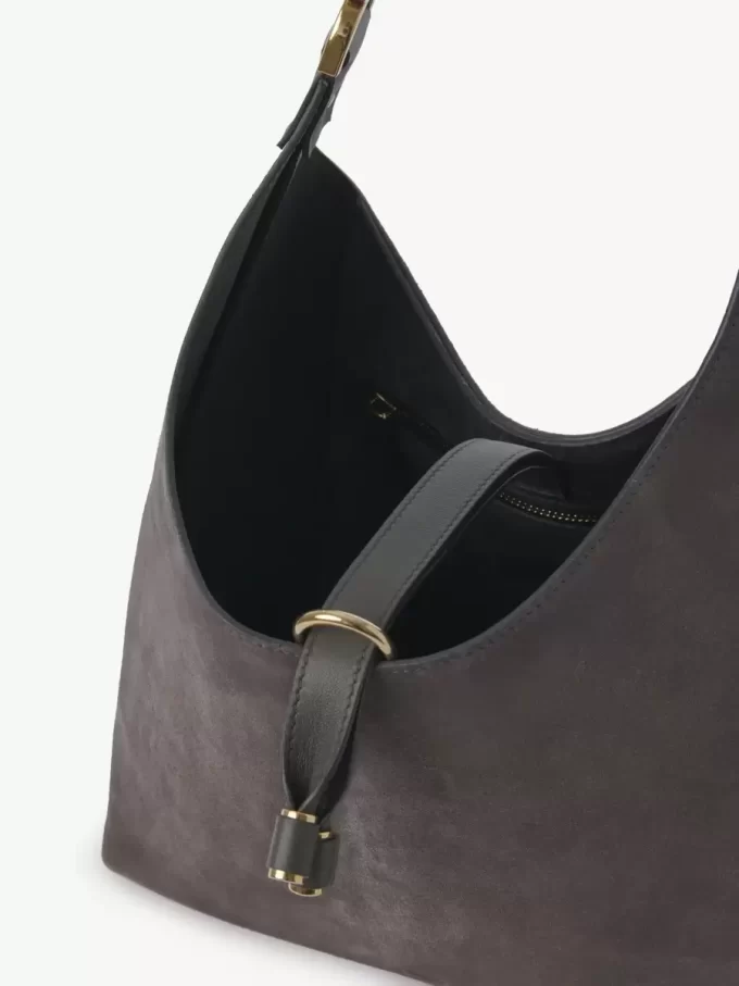 Kleine Marcie Hobo-Tasche aus Wildleder